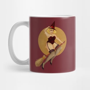 Broom Pin up babe Mug